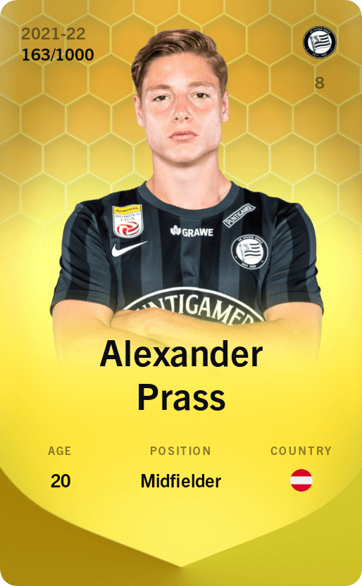 Alexander Prass 2021-22 • Limited 163/1000