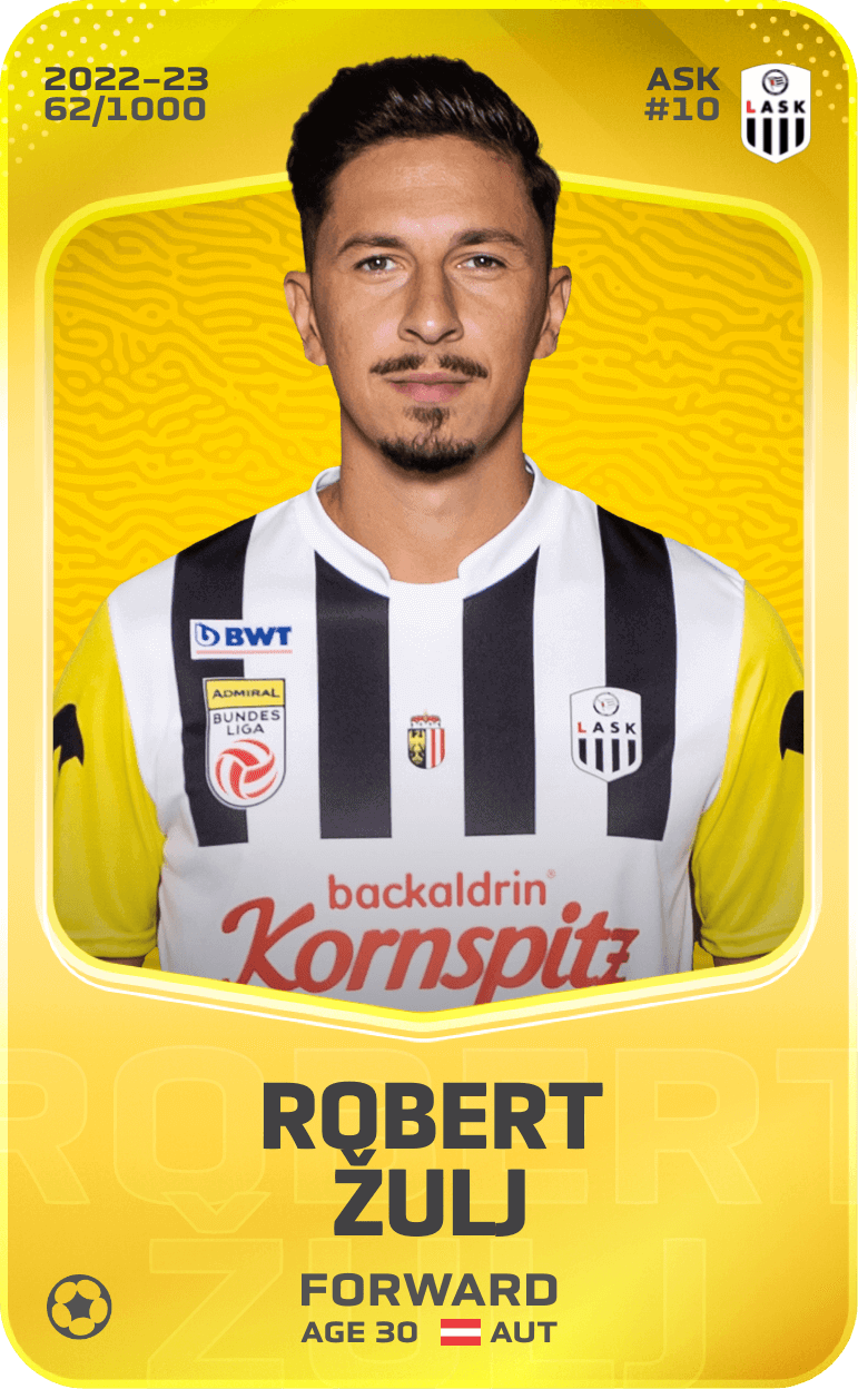 Robert Žulj 2022-23 • Limited 62/1000