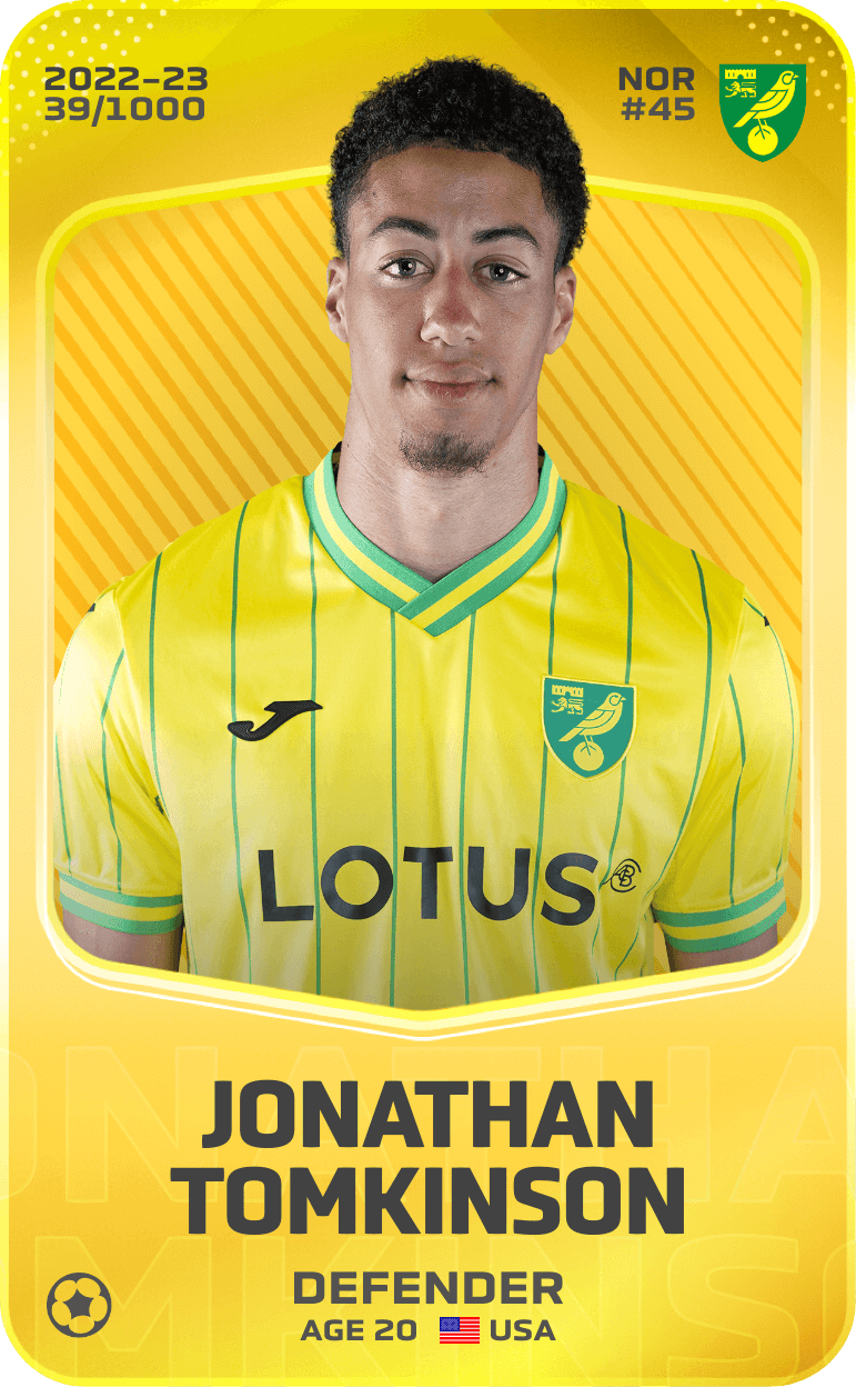 Jonathan Tomkinson 2022-23 • Limited 39/1000