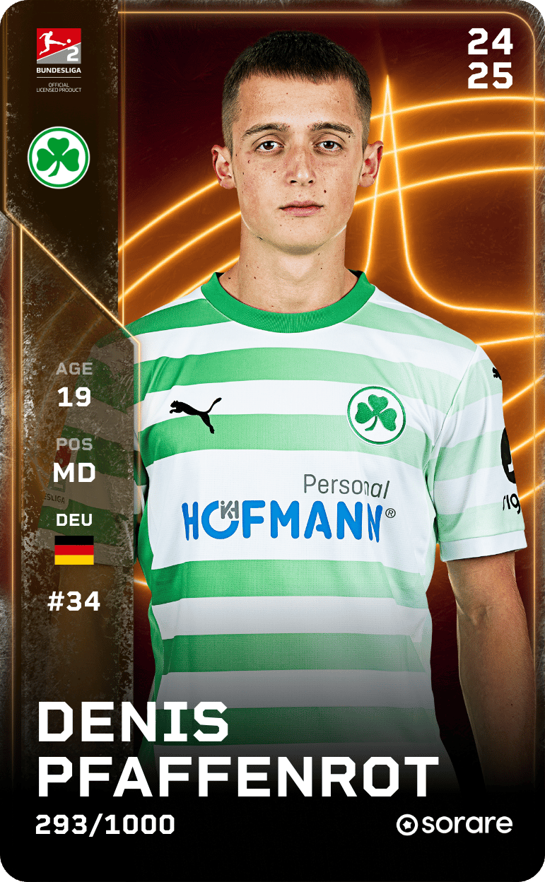 Denis Pfaffenrot 2024-25 • Limited 293/1000