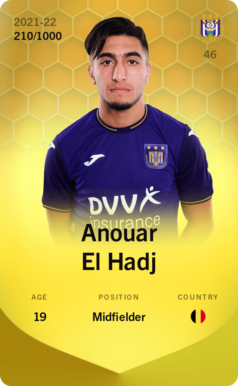 Anouar El Hadj 2021-22 • Limited 210/1000