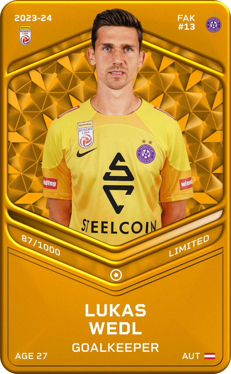 Lukas Wedl 2023-24 • Limited 87/1000