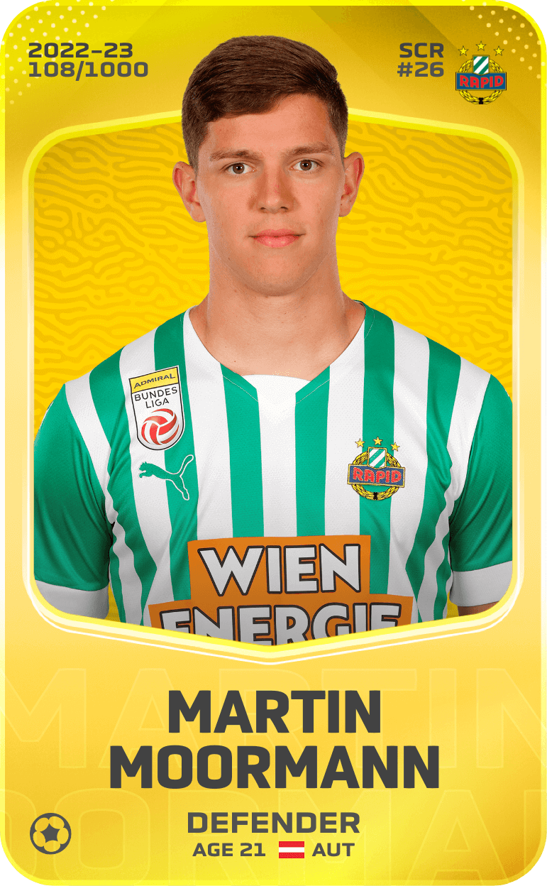 Martin Moormann 2022-23 • Limited 108/1000