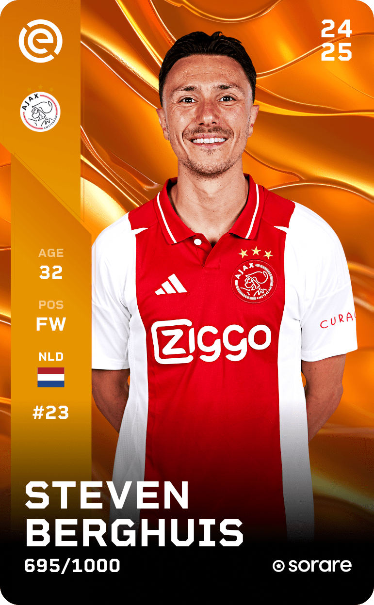 Steven Berghuis 2024-25 • Limited 695/1000