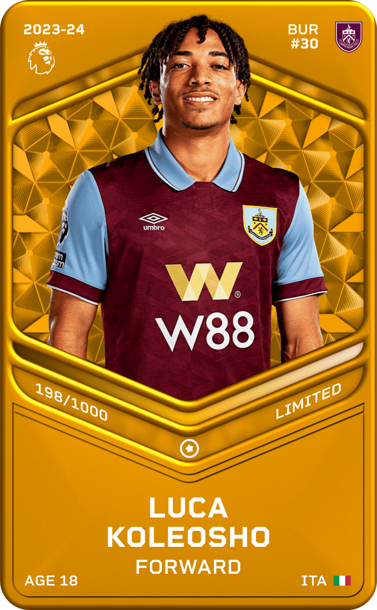 Luca Koleosho 2023-24 • Limited 198/1000