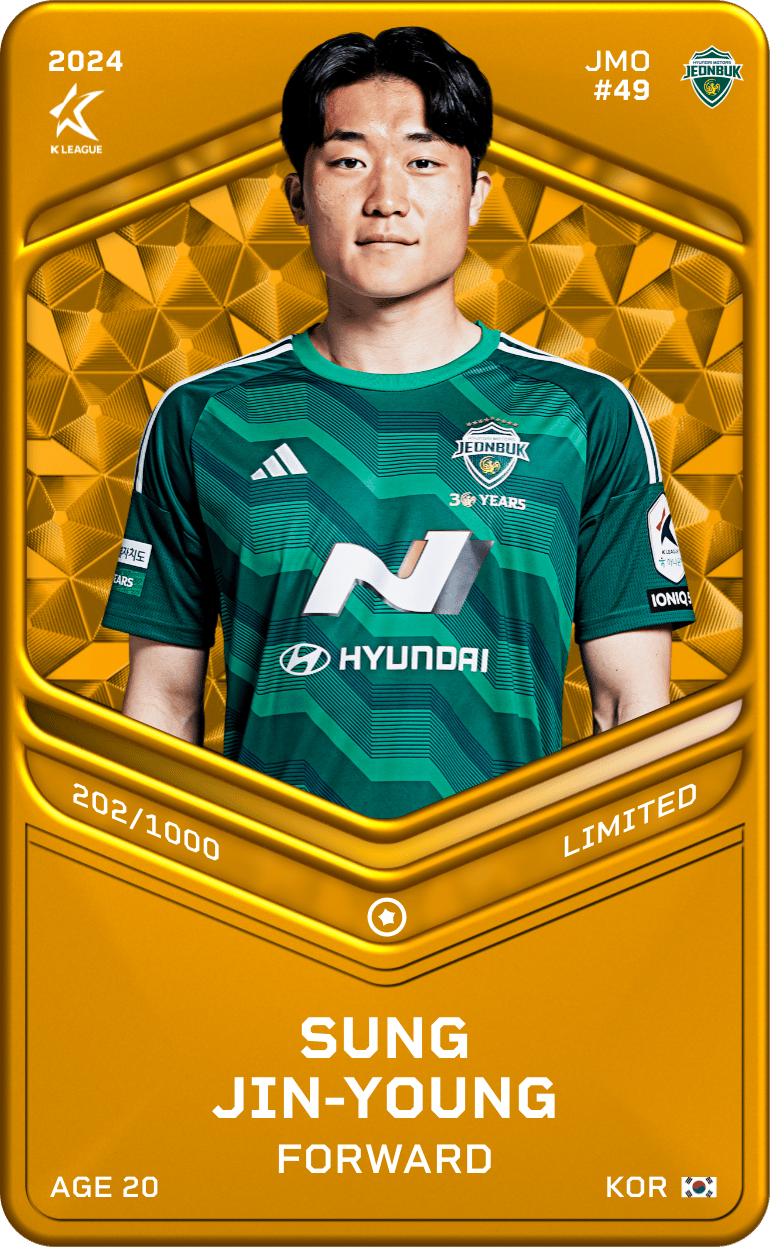 Sung Jin-Young 2024-25 • Limited 202/1000