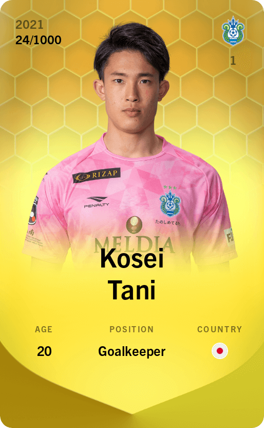 Kosei Tani 2021-22 • Limited 24/1000