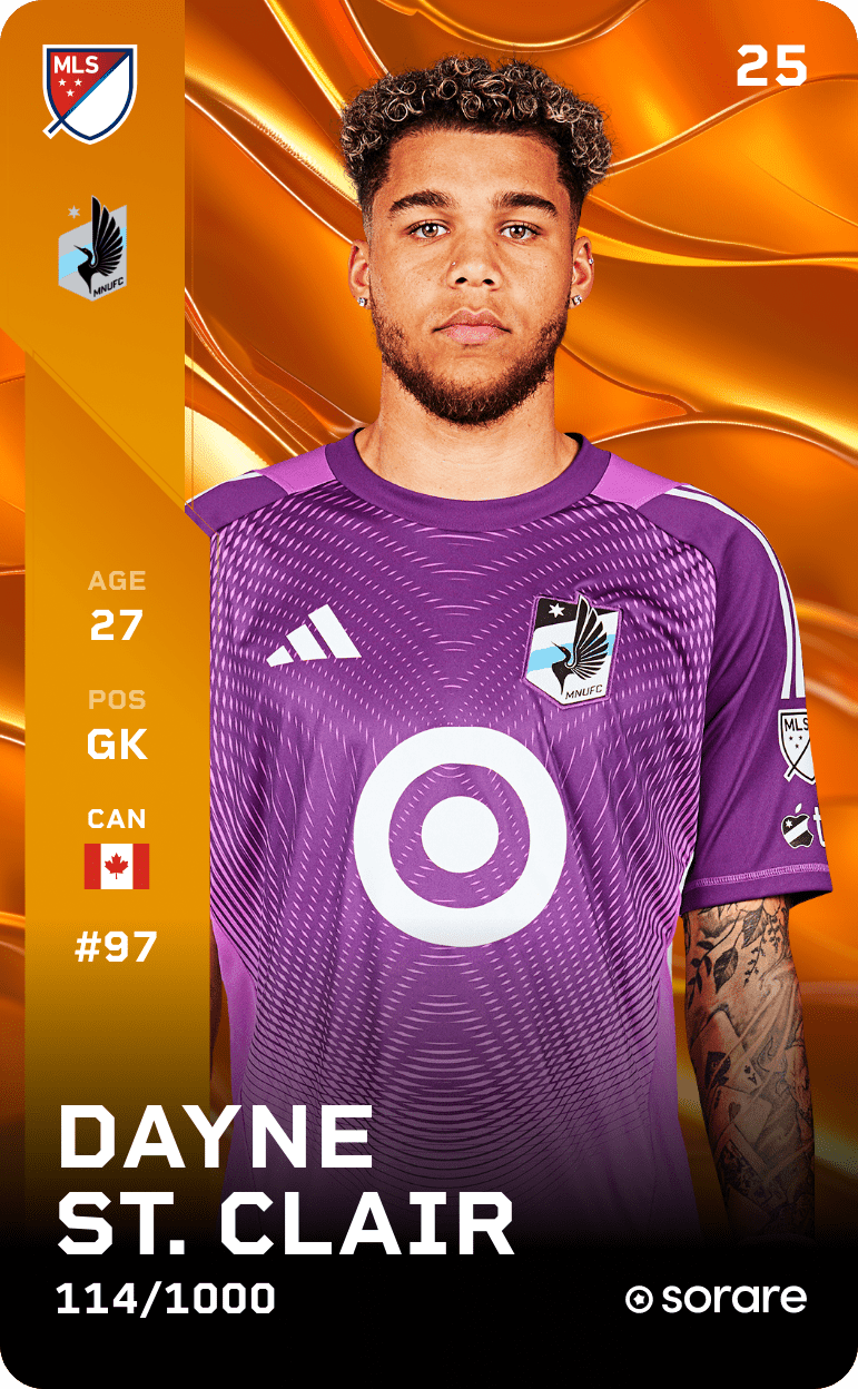 Dayne St. Clair 2025-26 • Limited 114/1000