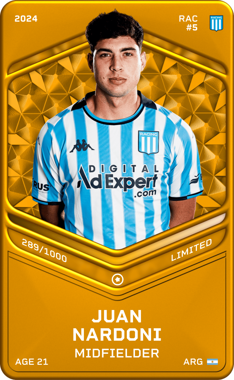 Juan Nardoni 2024-25 • Limited 289/1000