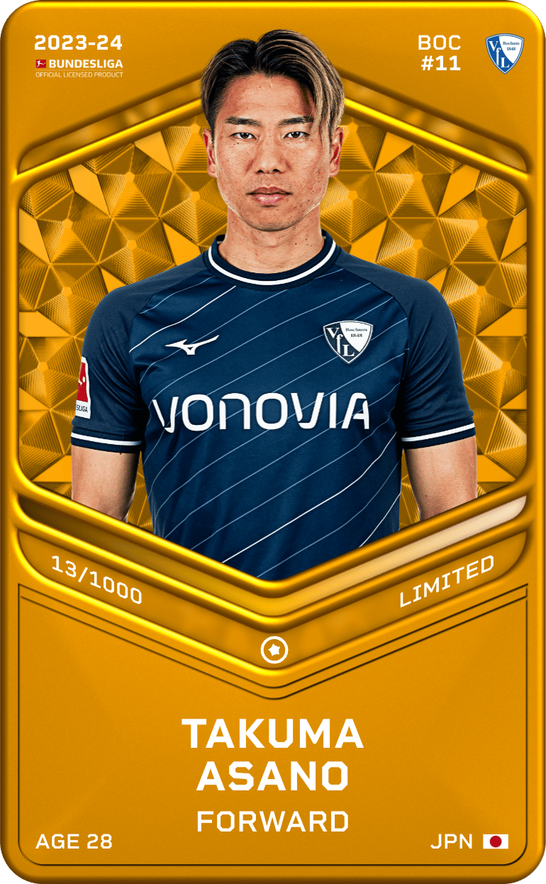 Takuma Asano 2023-24 • Limited 13/1000