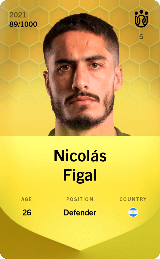 Nicolás Figal 2021-22 • Limited 89/1000