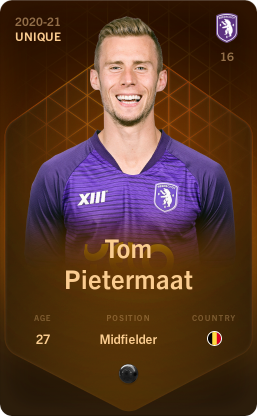 Sorare - Sorare Official - Tom Pietermaat 2020-21 • Unique - NFT # 105351926596886794009674294959517836465285109734483119743873889482304901319827