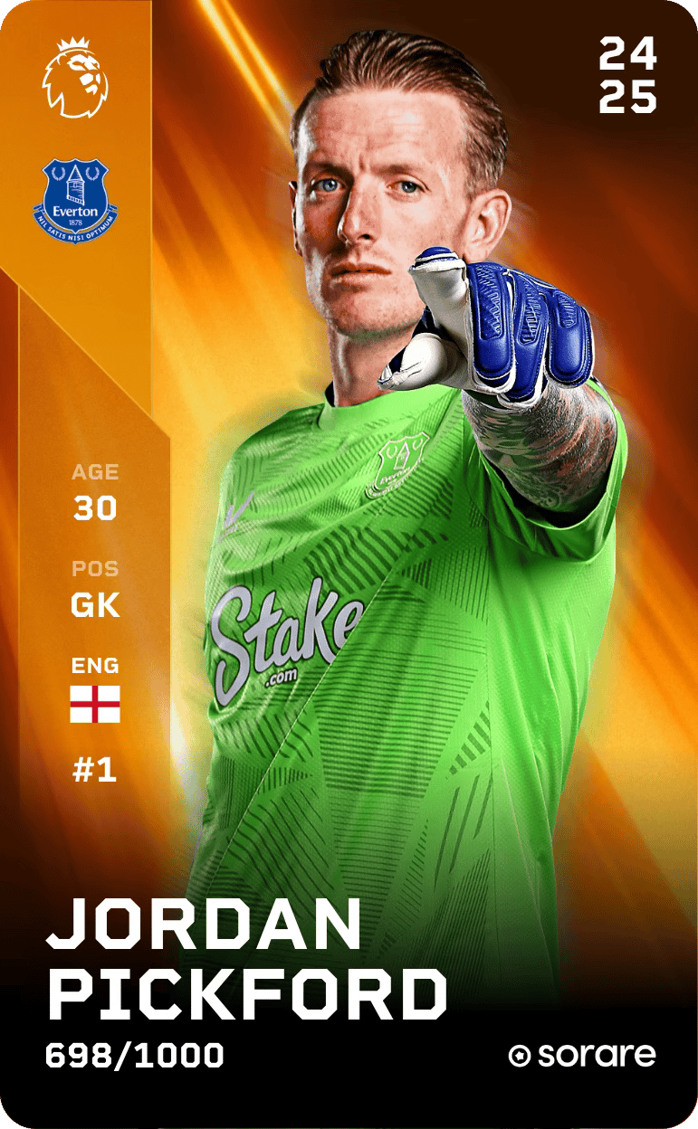 Jordan Pickford 2024-25 • Limited 698/1000