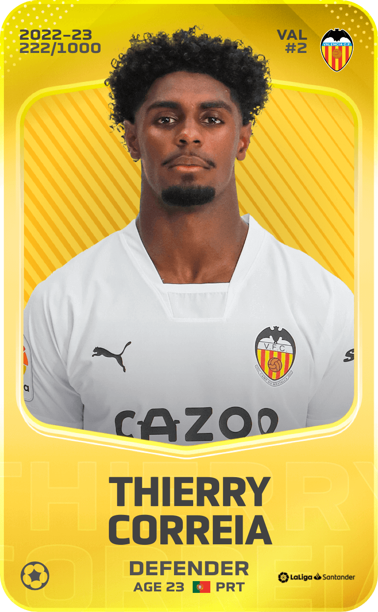 Thierry Correia 2022-23 • Limited 222/1000