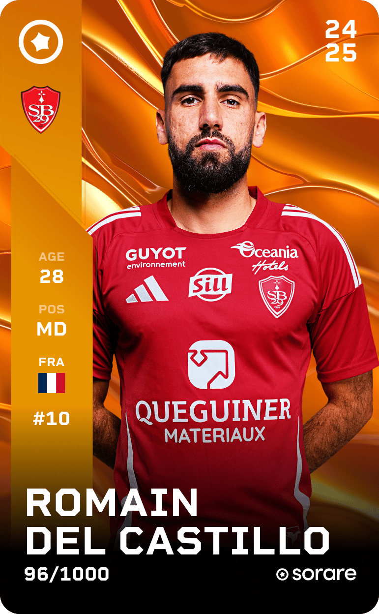 Romain Del Castillo 2024-25 • Limited 96/1000