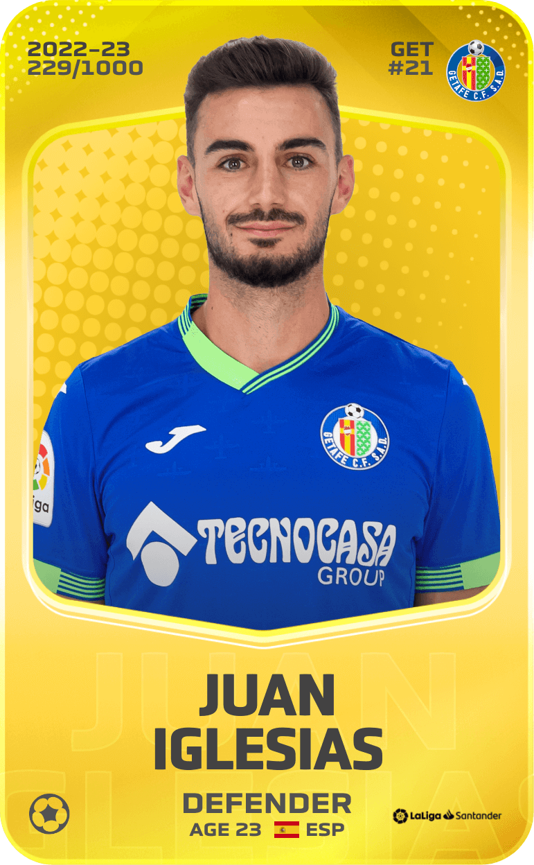 Juan Iglesias 2022-23 • Limited 229/1000