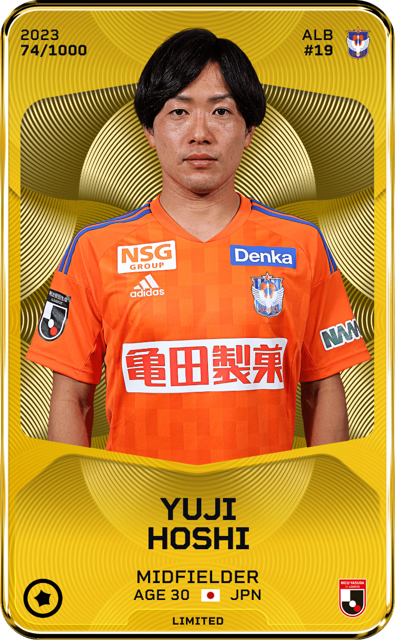 Yuji Hoshi 2023-24 • Limited 74/1000