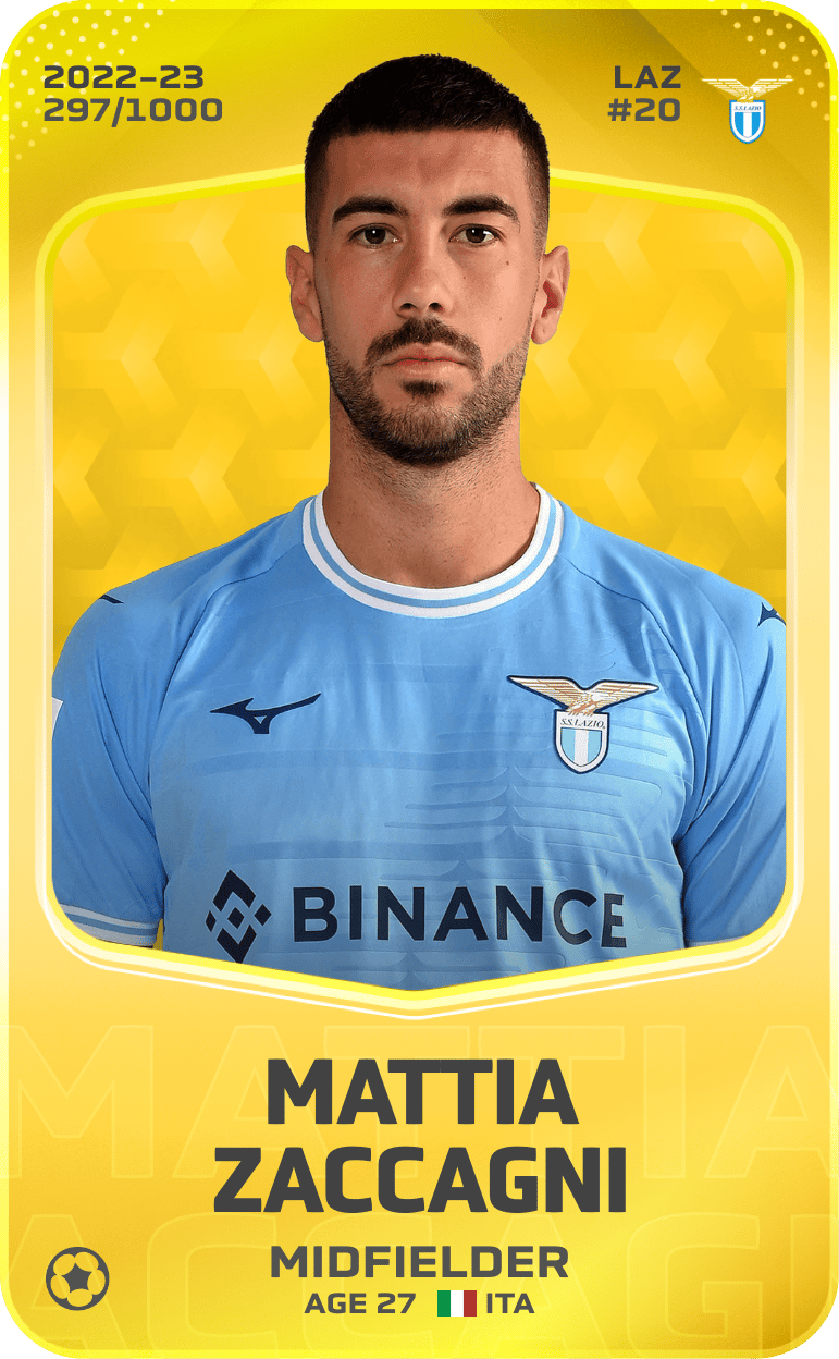 Mattia Zaccagni 2022-23 • Limited 297/1000