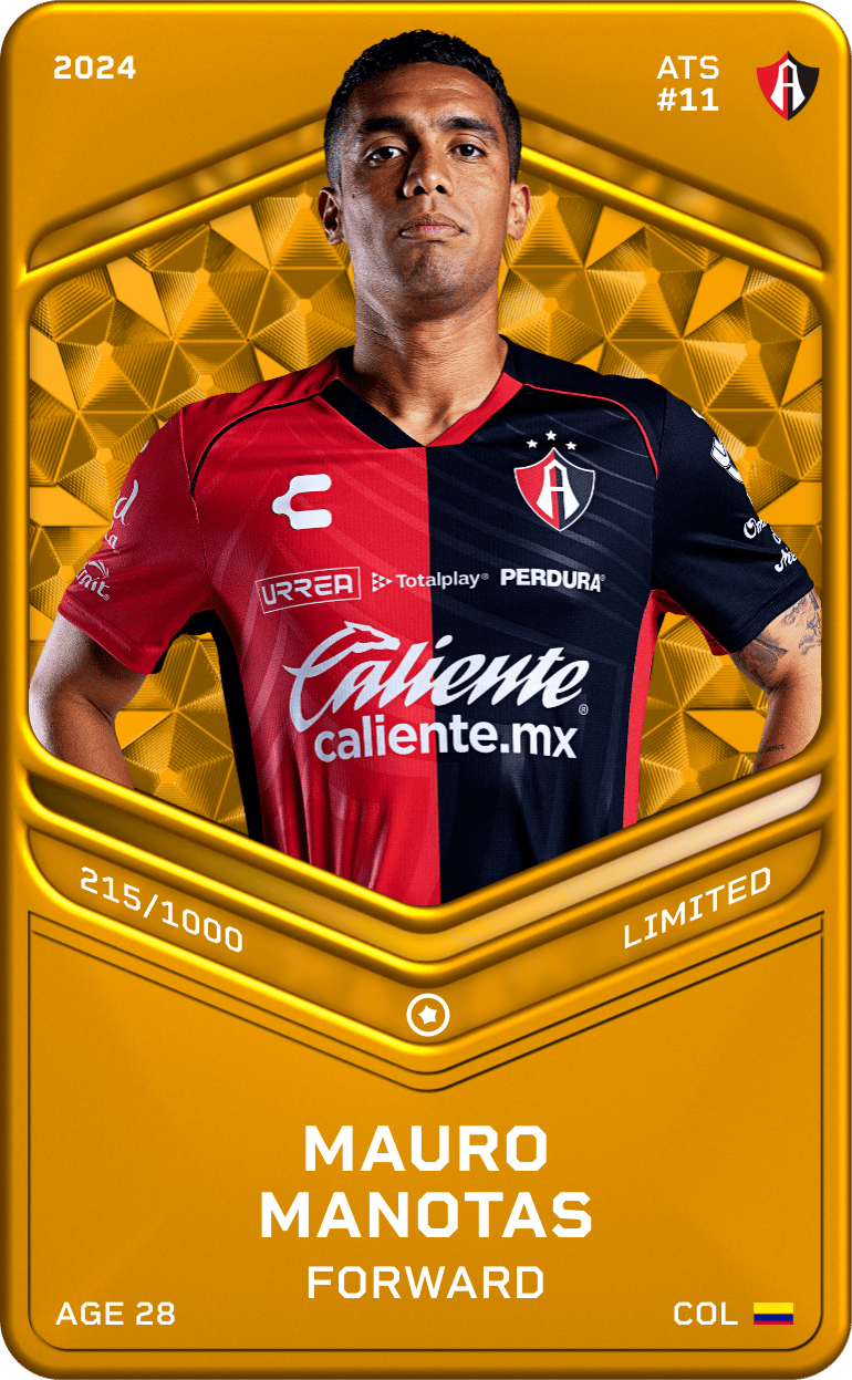 Mauro Manotas 2024-25 • Limited 215/1000