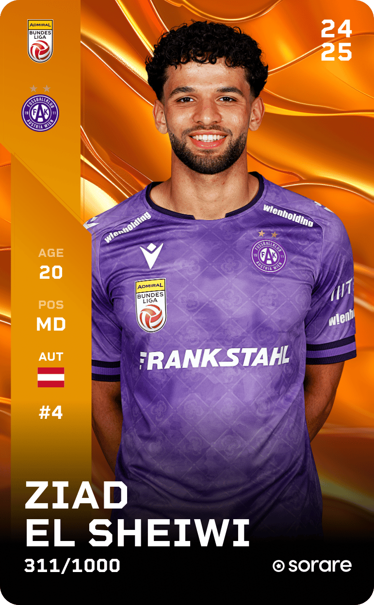 Ziad El Sheiwi 2024-25 • Limited 311/1000