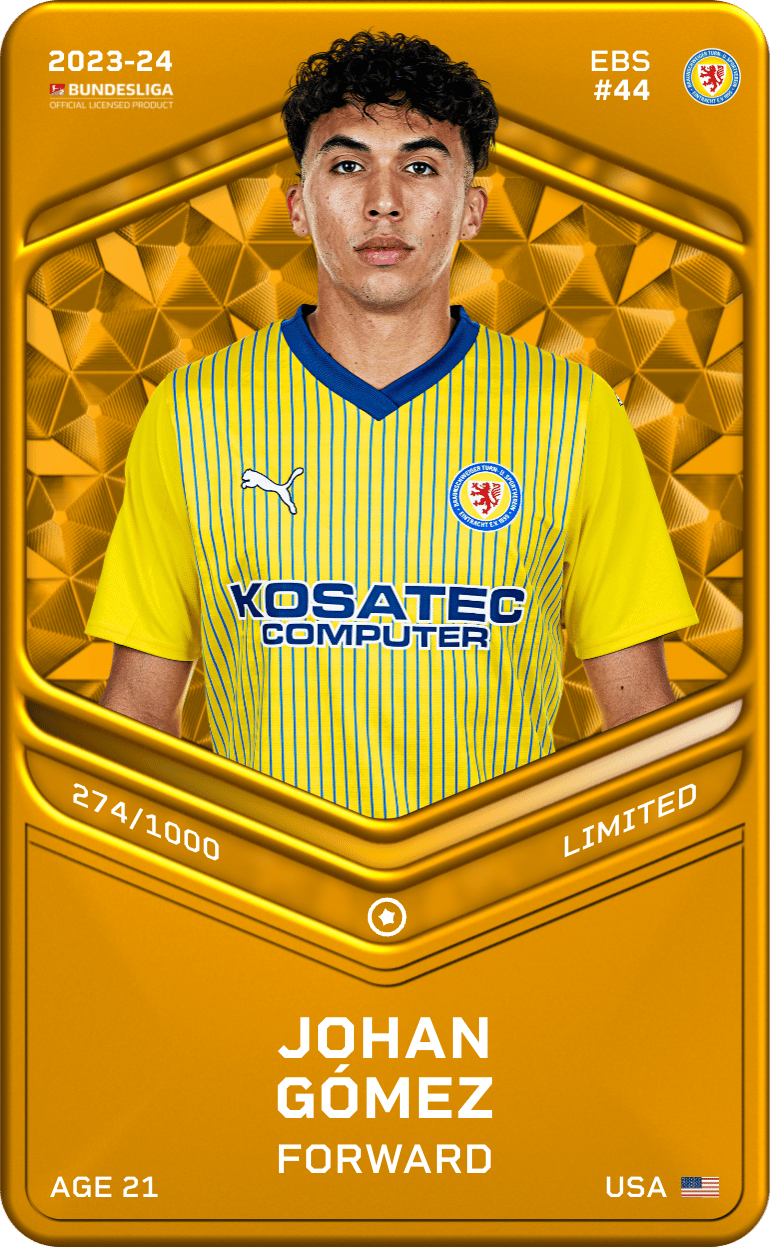Johan Gómez 2023-24 • Limited 274/1000