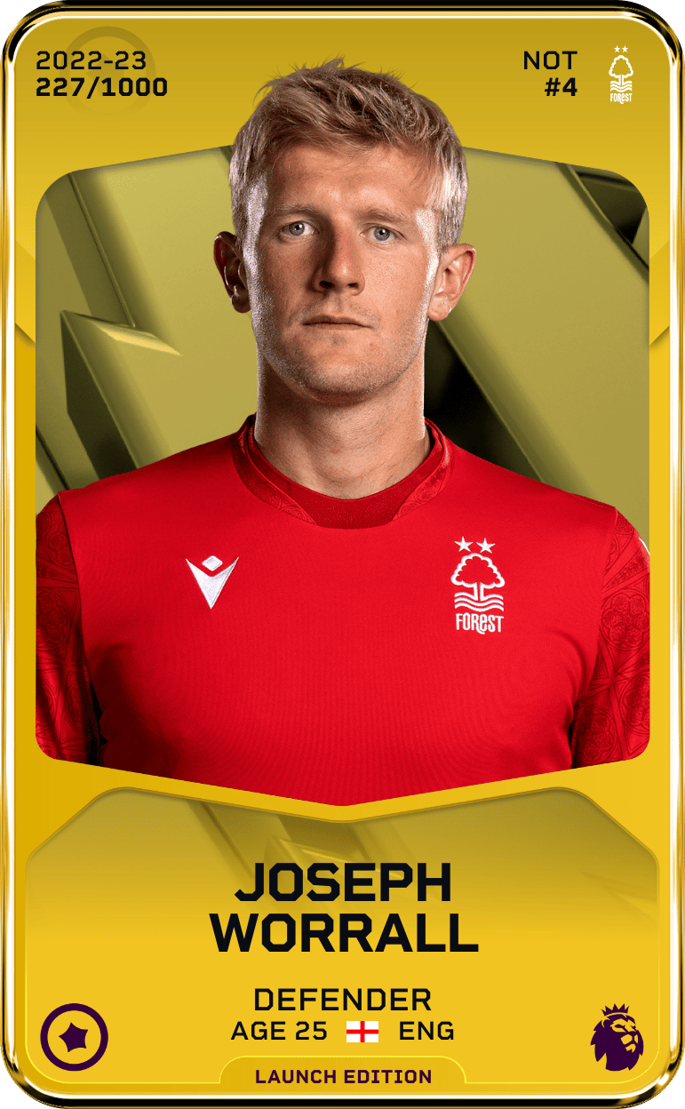 Joseph Worrall 2022-23 • Limited 227/1000