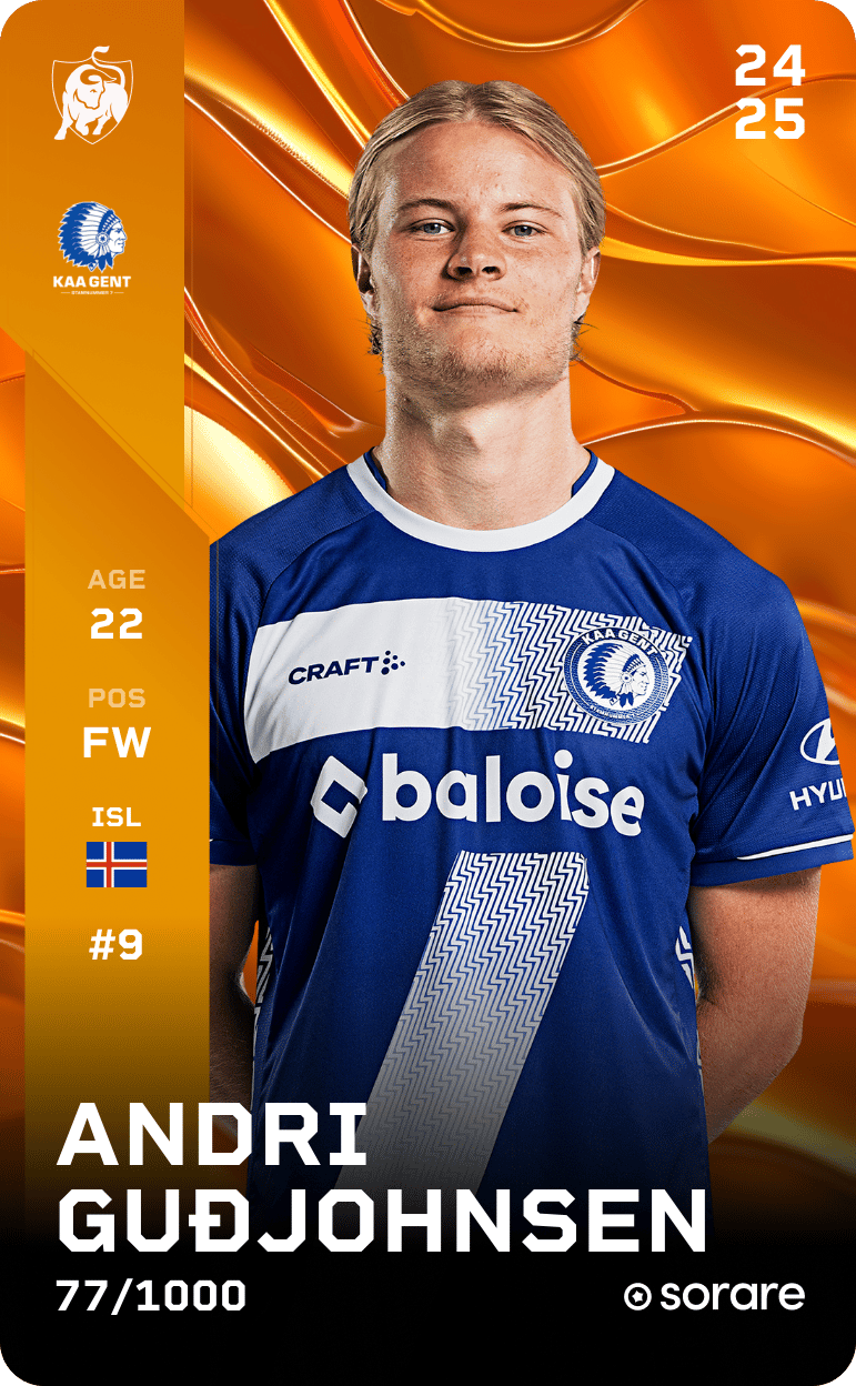 Andri Guðjohnsen 2024-25 • Limited 77/1000