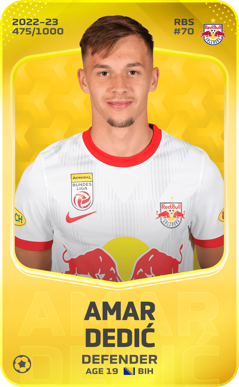 Amar Dedić 2022-23 • Limited 475/1000