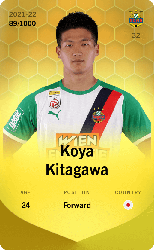 Koya Kitagawa 2021-22 • Limited 89/1000