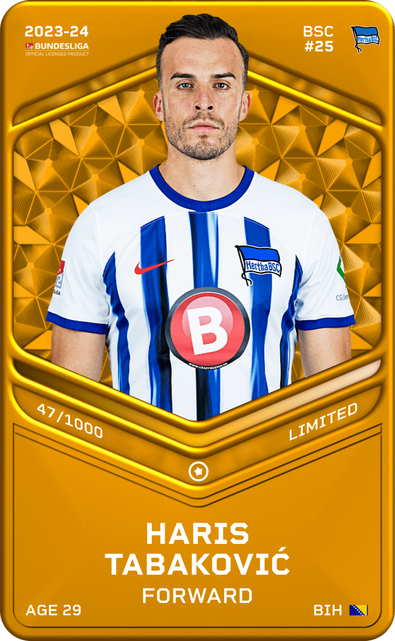 Haris Tabaković 2023-24 • Limited 47/1000