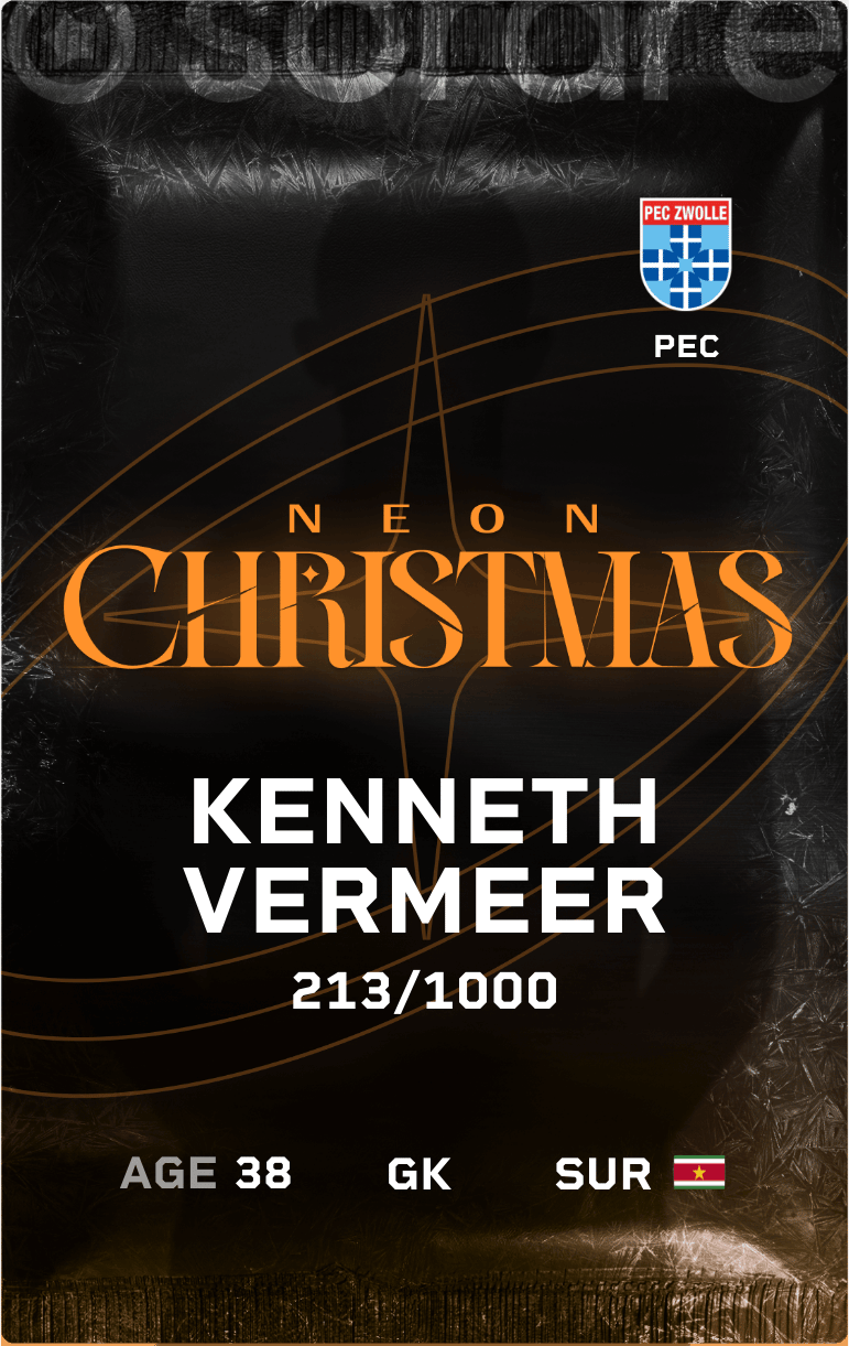 Kenneth Vermeer 2024-25 • Limited 213/1000