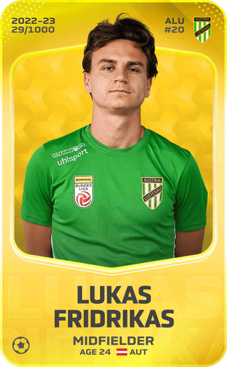 Lukas Fridrikas 2022-23 • Limited 29/1000
