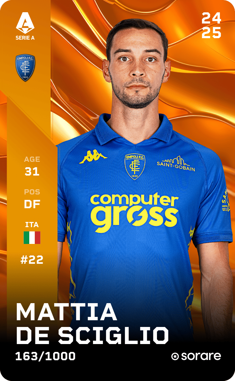 Mattia De Sciglio 2024-25 • Limited 163/1000