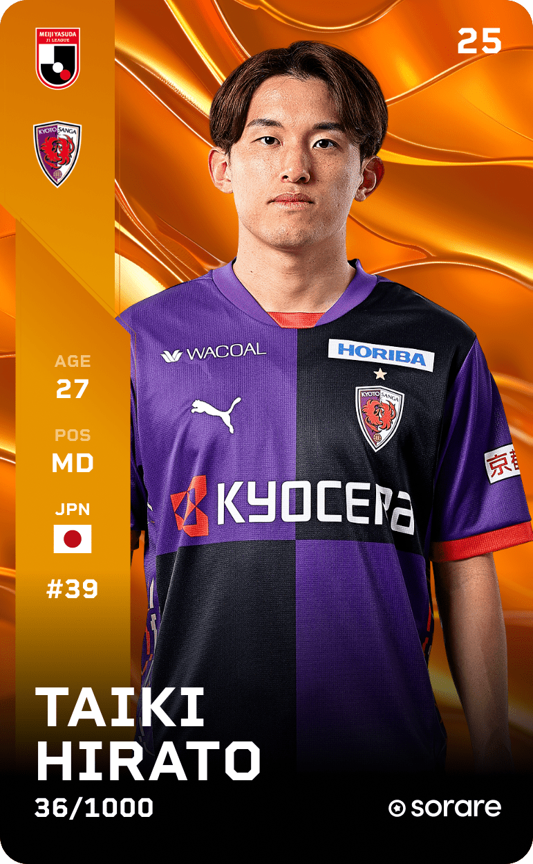 Taiki Hirato 2025-26 • Limited 36/1000