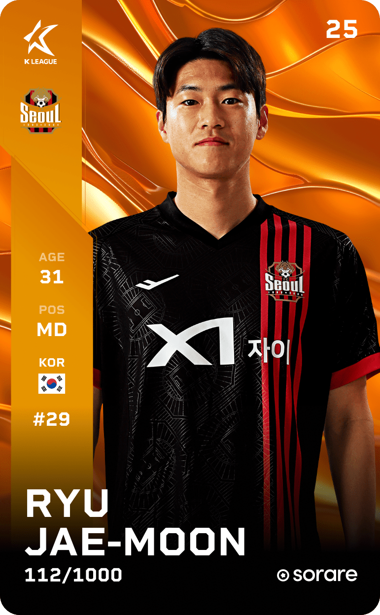 Ryu Jae-Moon 2025-26 • Limited 112/1000