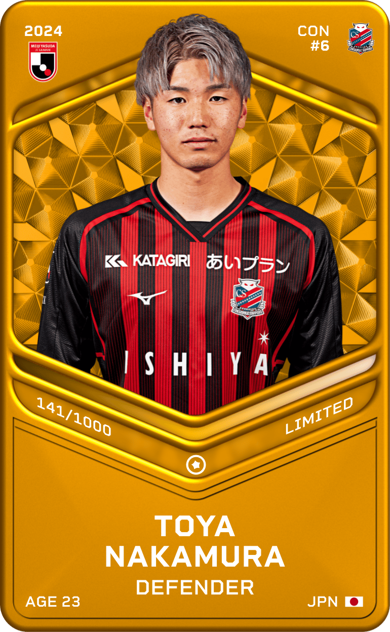Toya Nakamura 2024-25 • Limited 141/1000