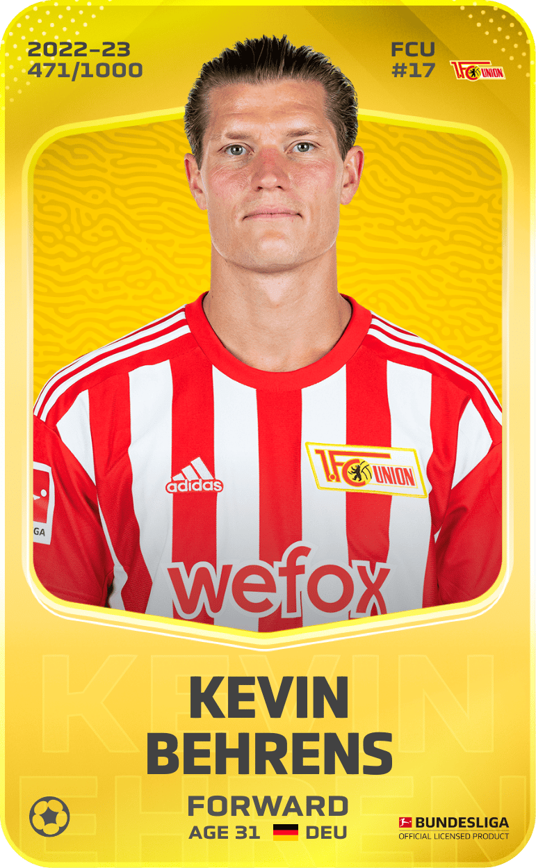 Kevin Behrens 2022-23 • Limited 471/1000