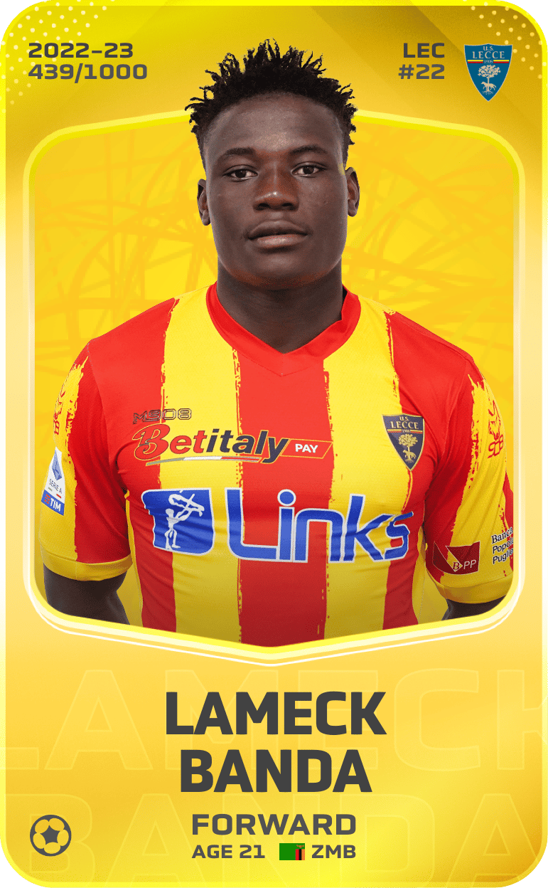Lameck Banda 2022-23 • Limited 439/1000