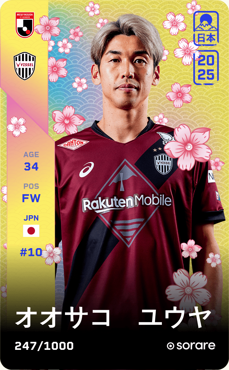 Yuya Osako 2025-26 • Limited 247/1000