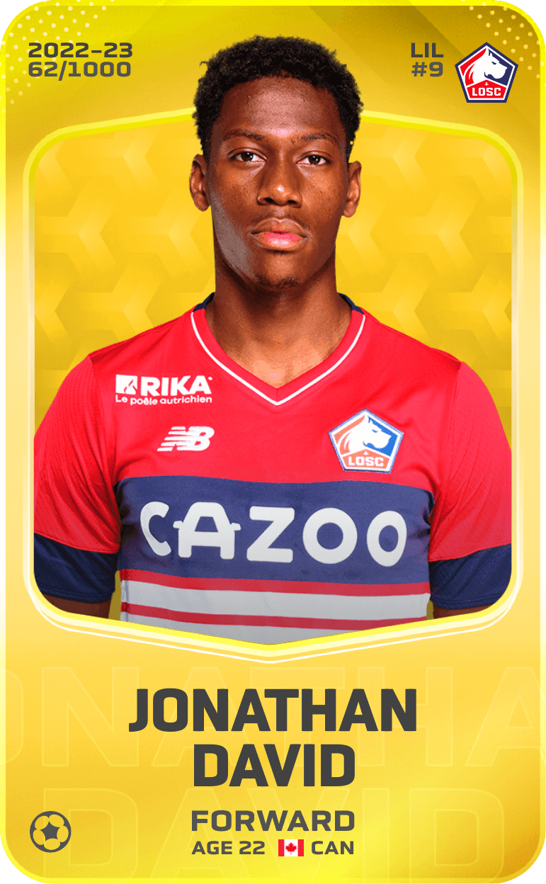 Jonathan David 2022-23 • Limited 62/1000