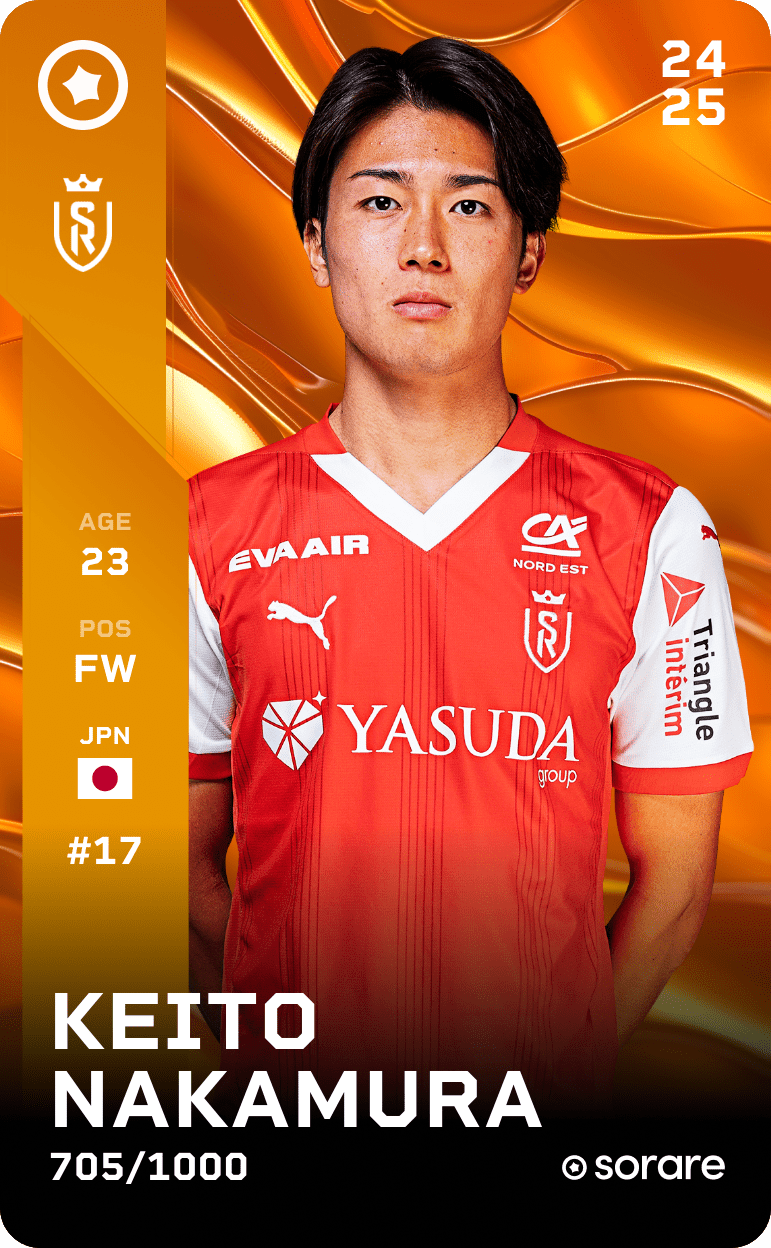 Keito Nakamura 2024-25 • Limited 705/1000