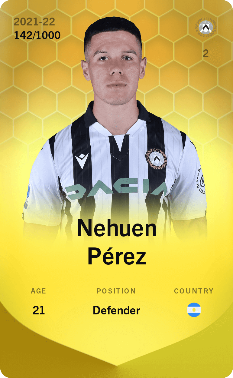 Nehuen Pérez 2021-22 • Limited 142/1000