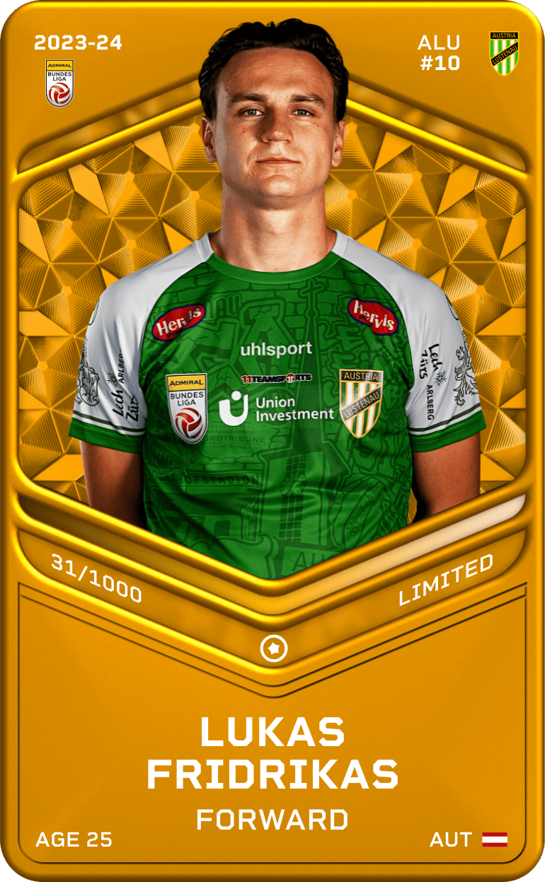 Lukas Fridrikas 2023-24 • Limited 31/1000