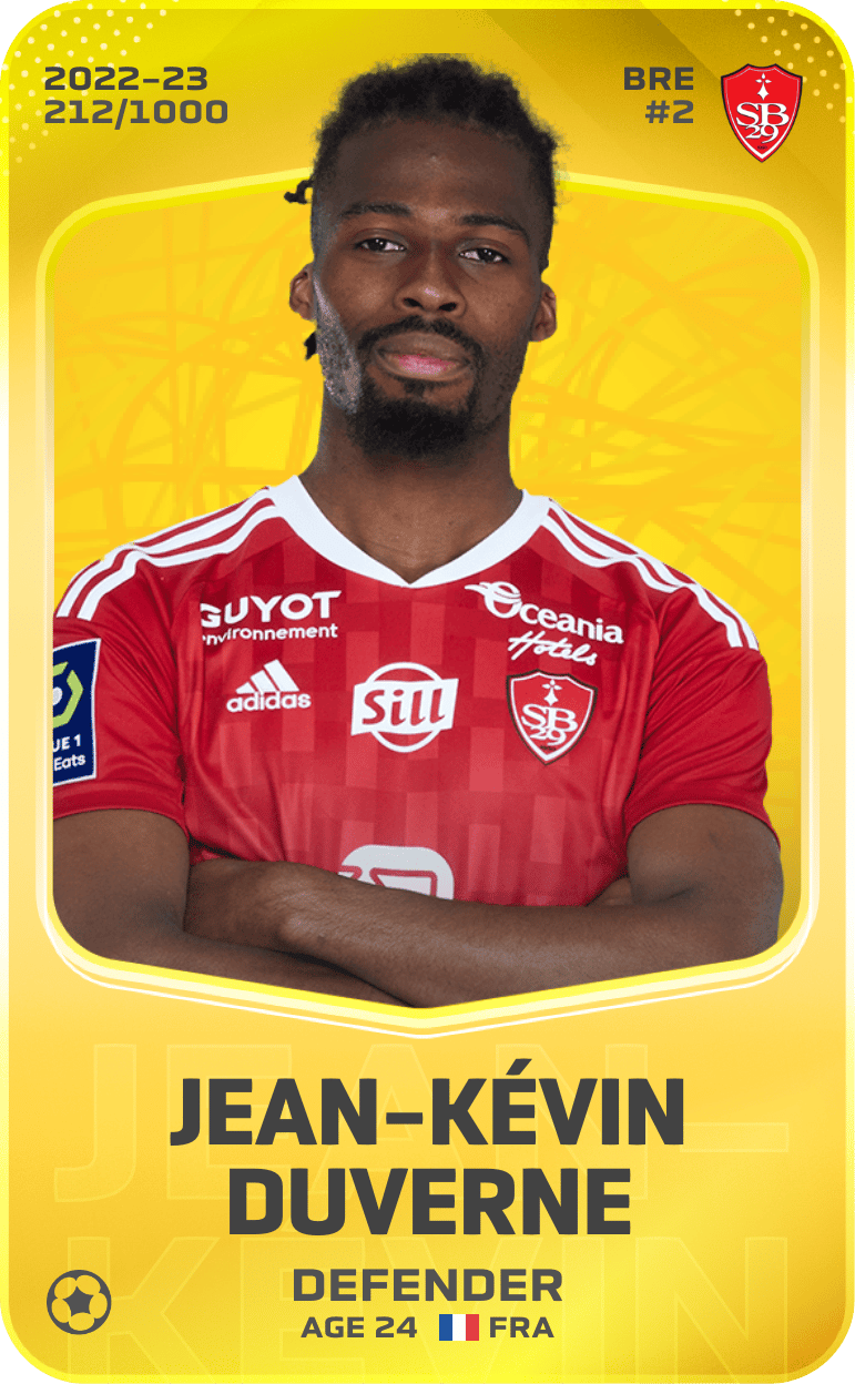 Jean-Kévin Duverne 2022-23 • Limited 212/1000