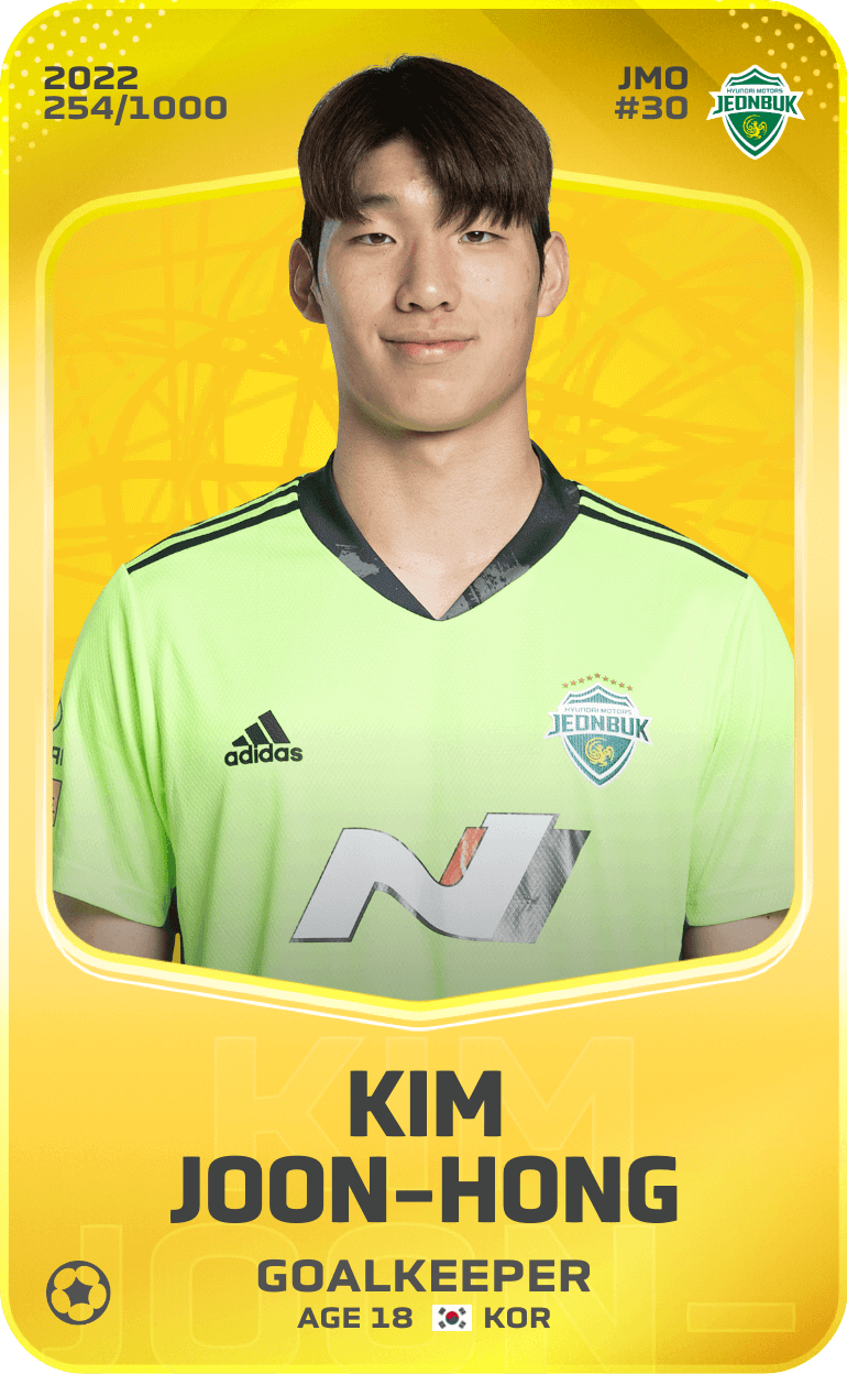 Kim Joon-Hong 2022-23 • Limited 254/1000