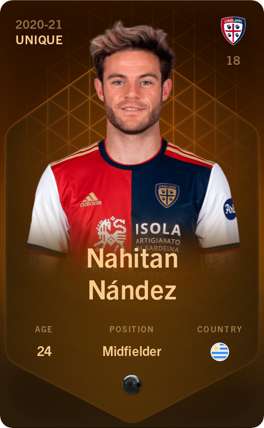 Sorare - Sorare Official - Nahitan Nández 2020-21 • Unique - NFT # 66529585109565661833183546864722540381483967869076198313010163807555973234892