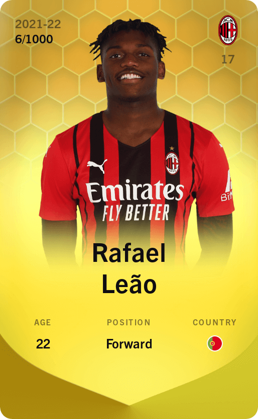 Rafael Leão 2021-22 • Limited 6/1000