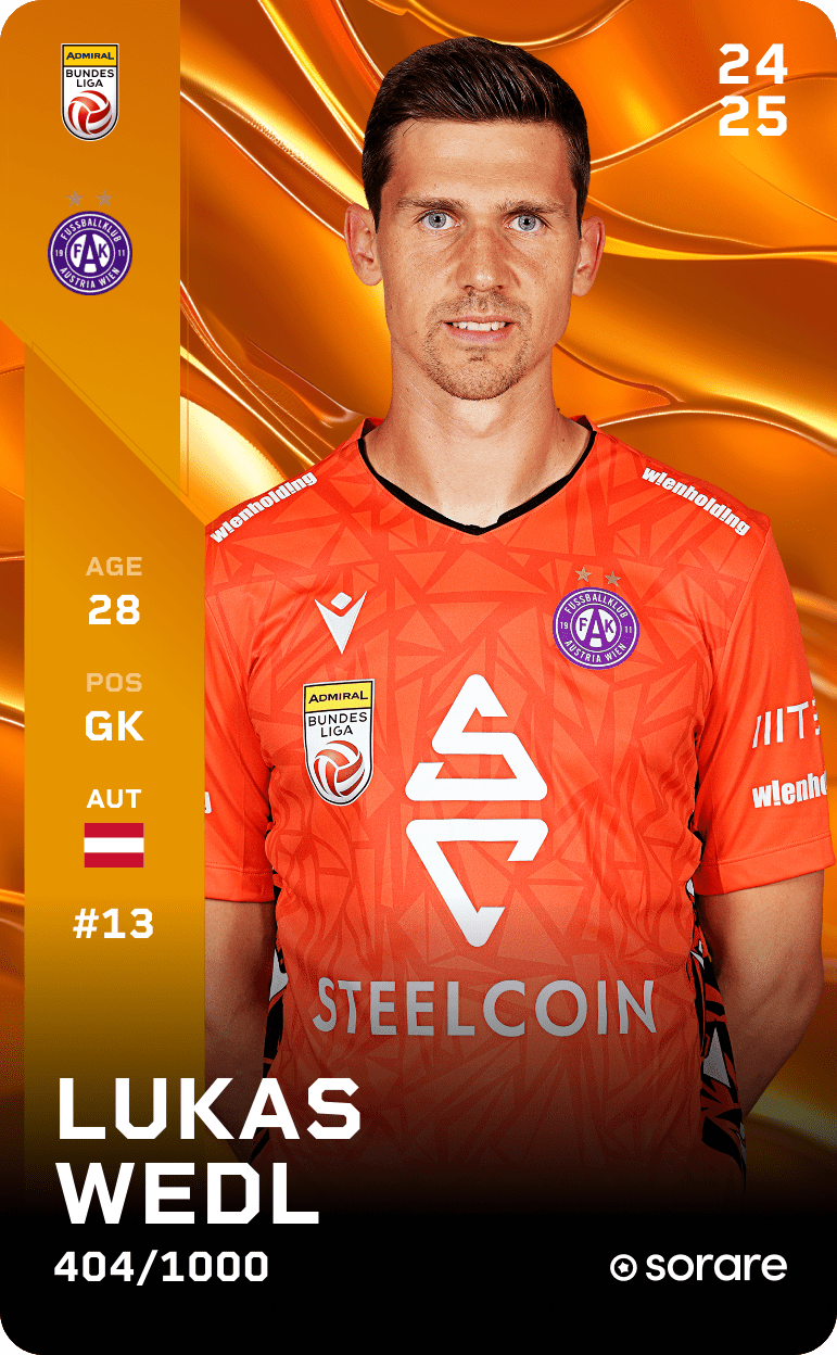 Lukas Wedl 2024-25 • Limited 404/1000