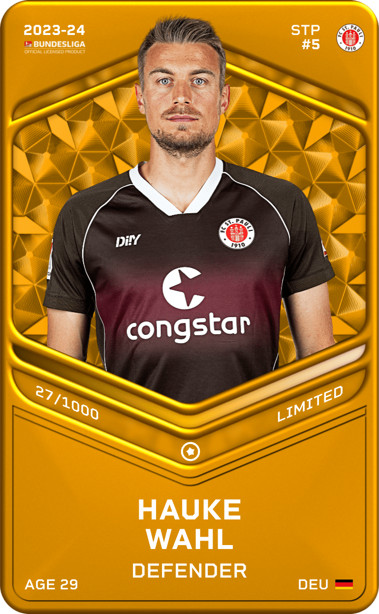 Hauke Wahl 2023-24 • Limited 27/1000