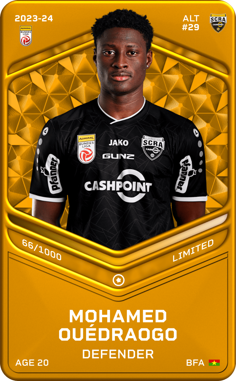 Mohamed Ouédraogo 2023-24 • Limited 66/1000